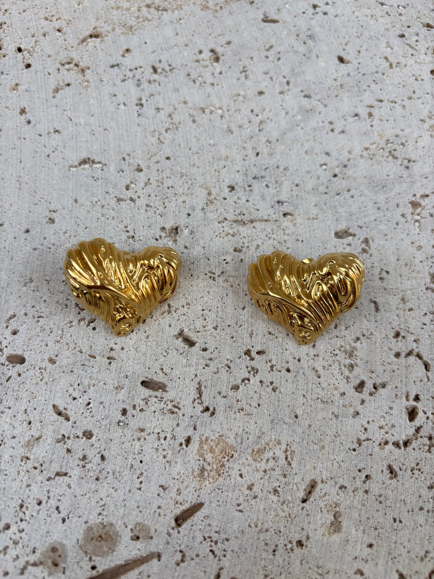 Vintage heart earrings