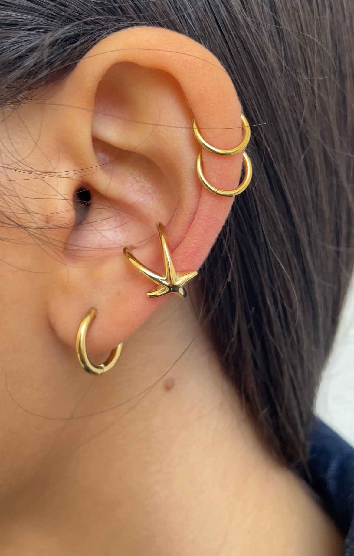 Star ear cuff