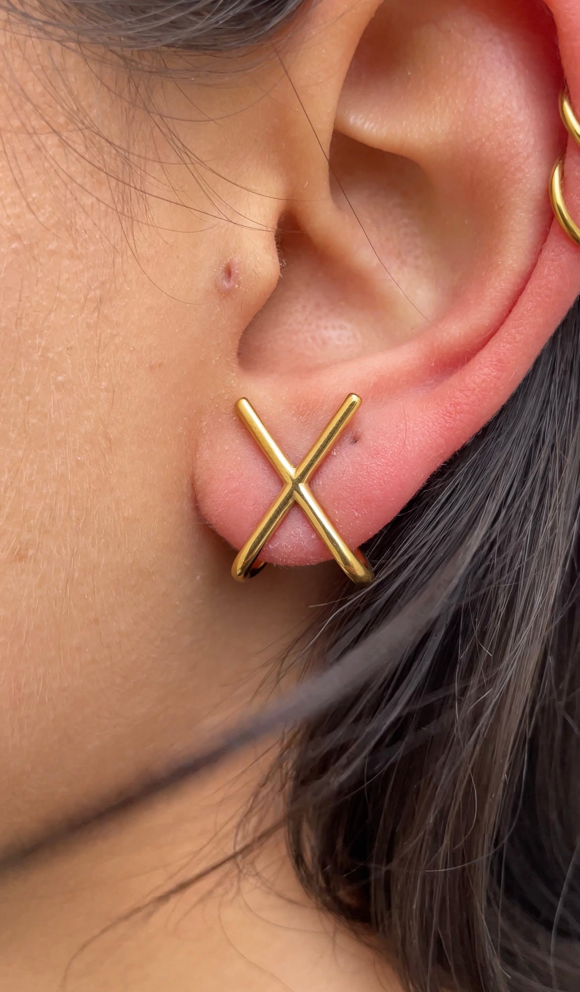 Cross earrings