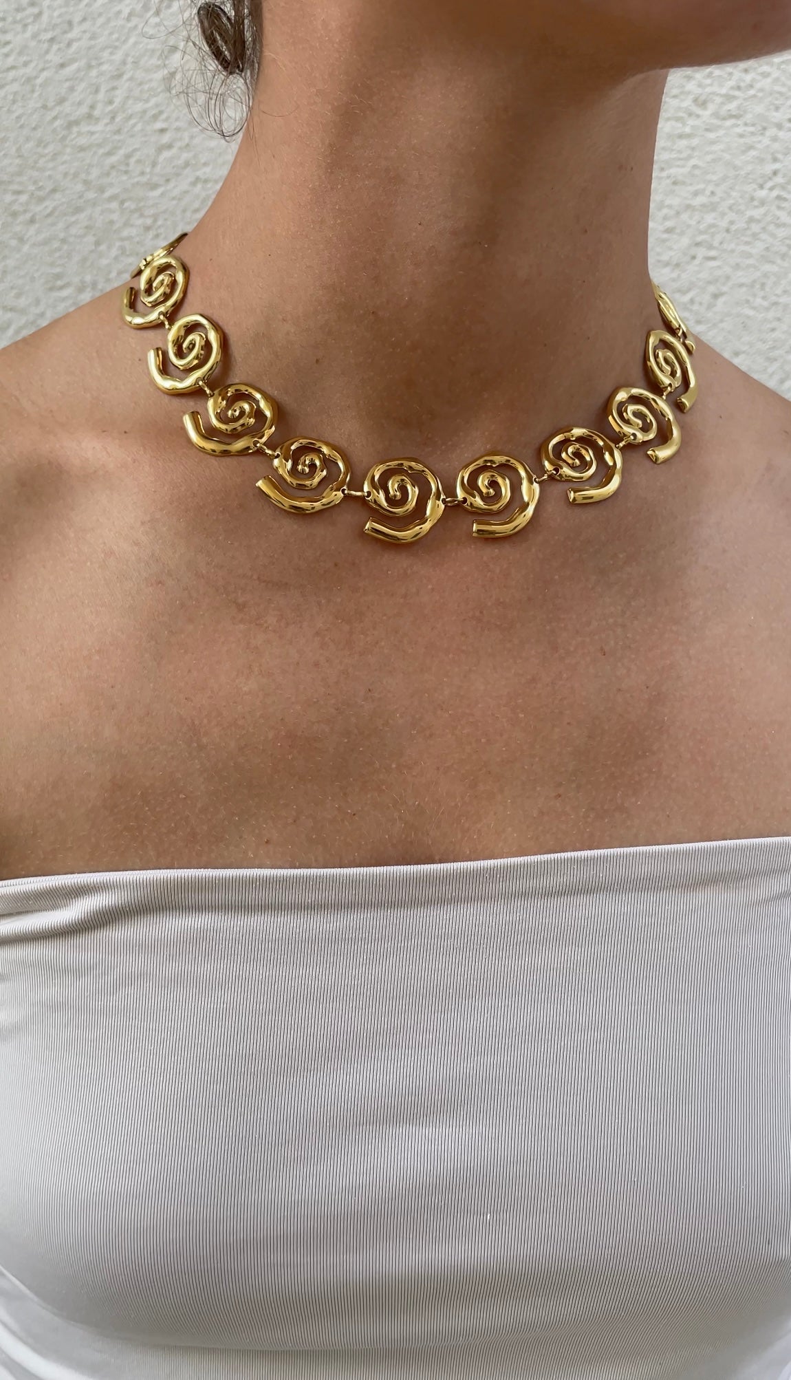 Spiral necklace