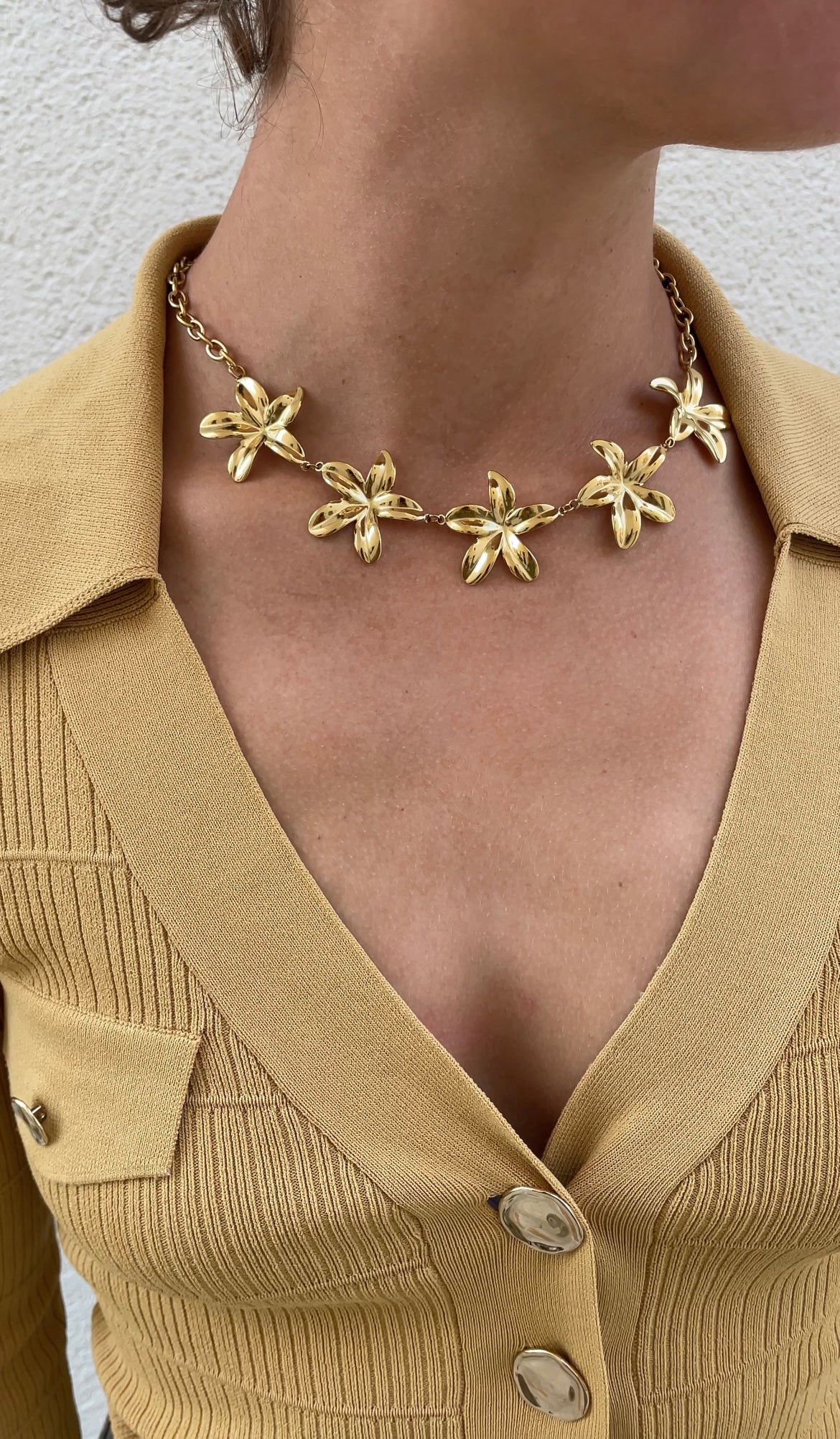 Multi flower necklace