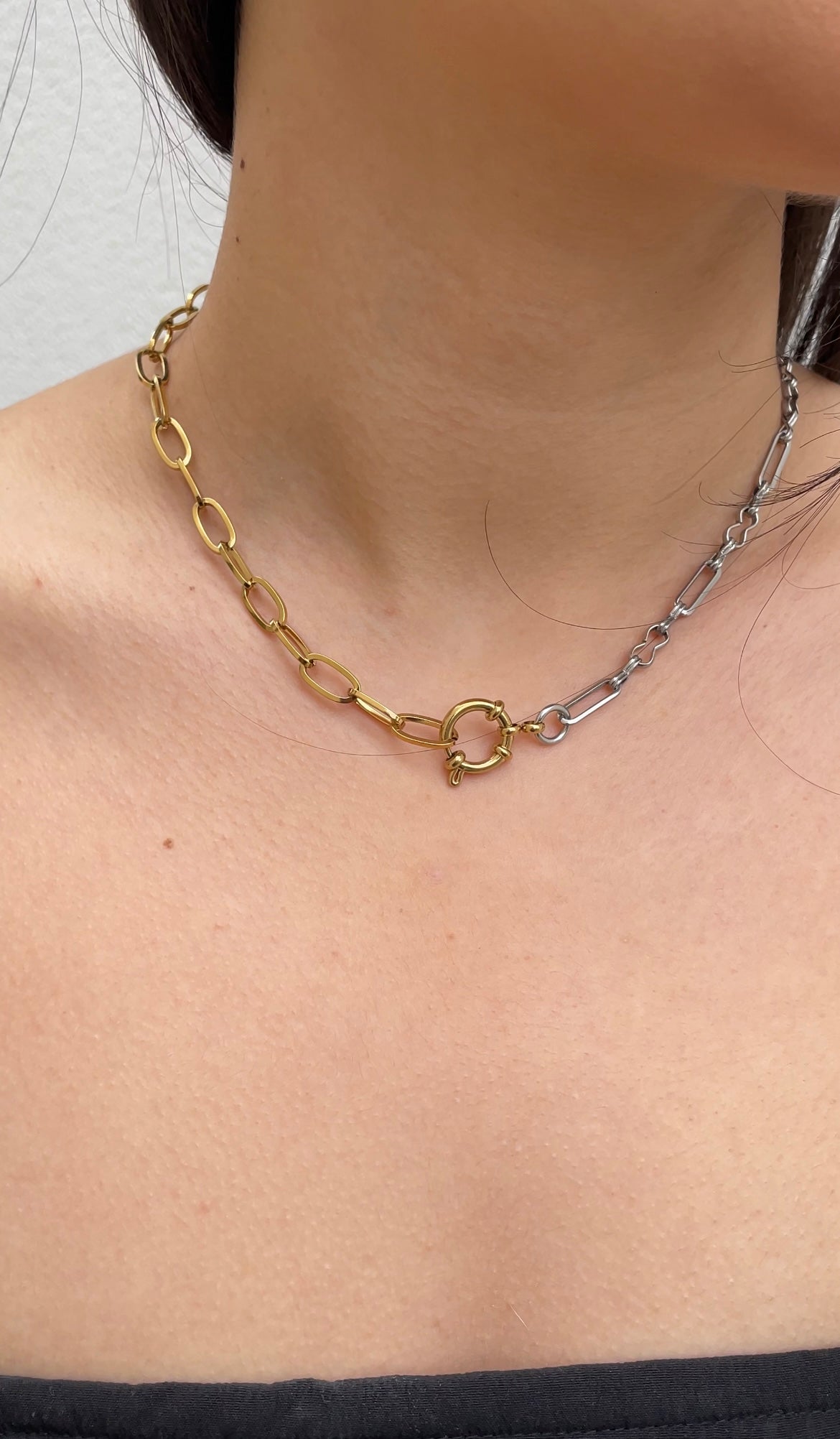 Bicolor necklace
