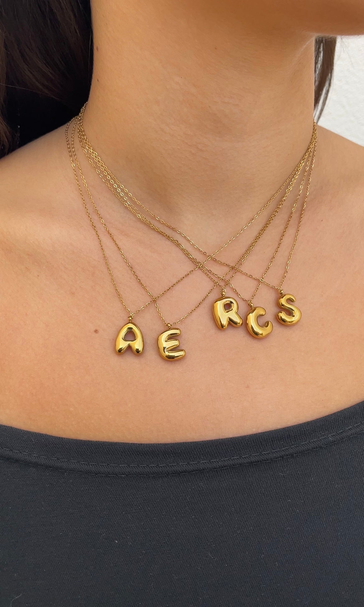 Letter necklace