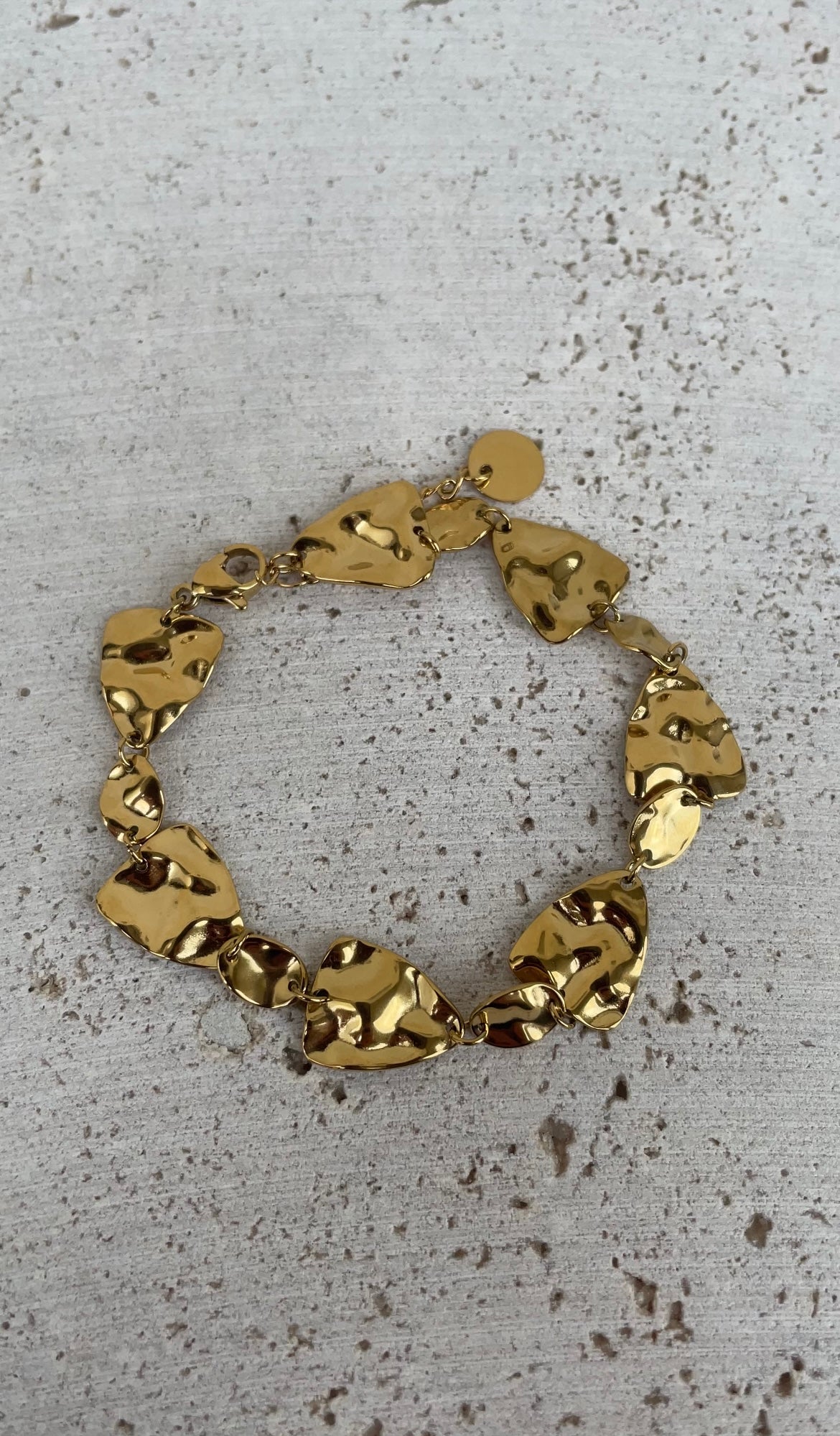 Hammered bracelet