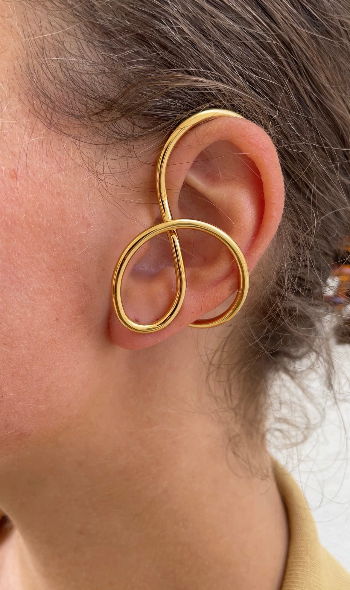 Wrapped ear cuff