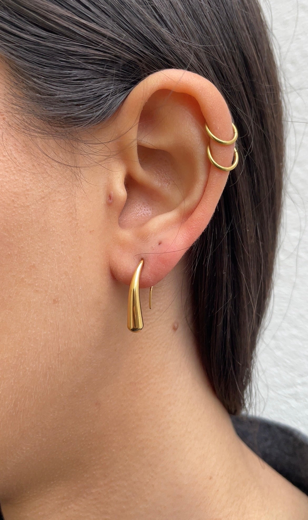 Straight earrings