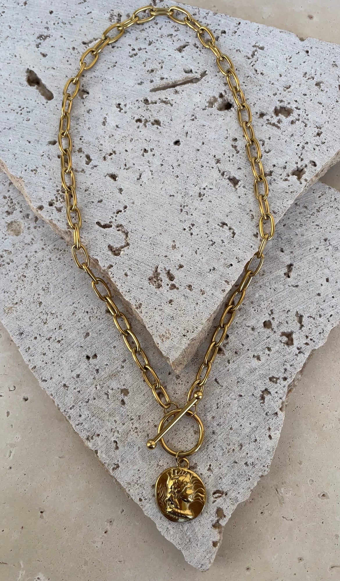 Bold charm necklace