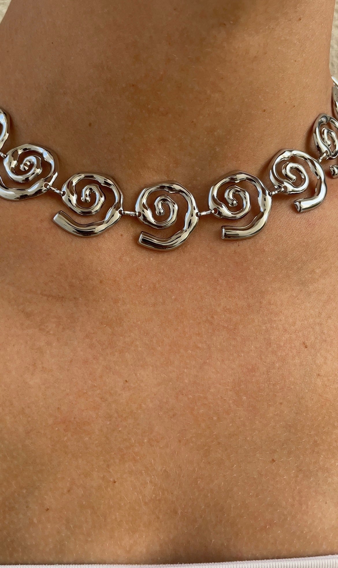 Spiral necklace