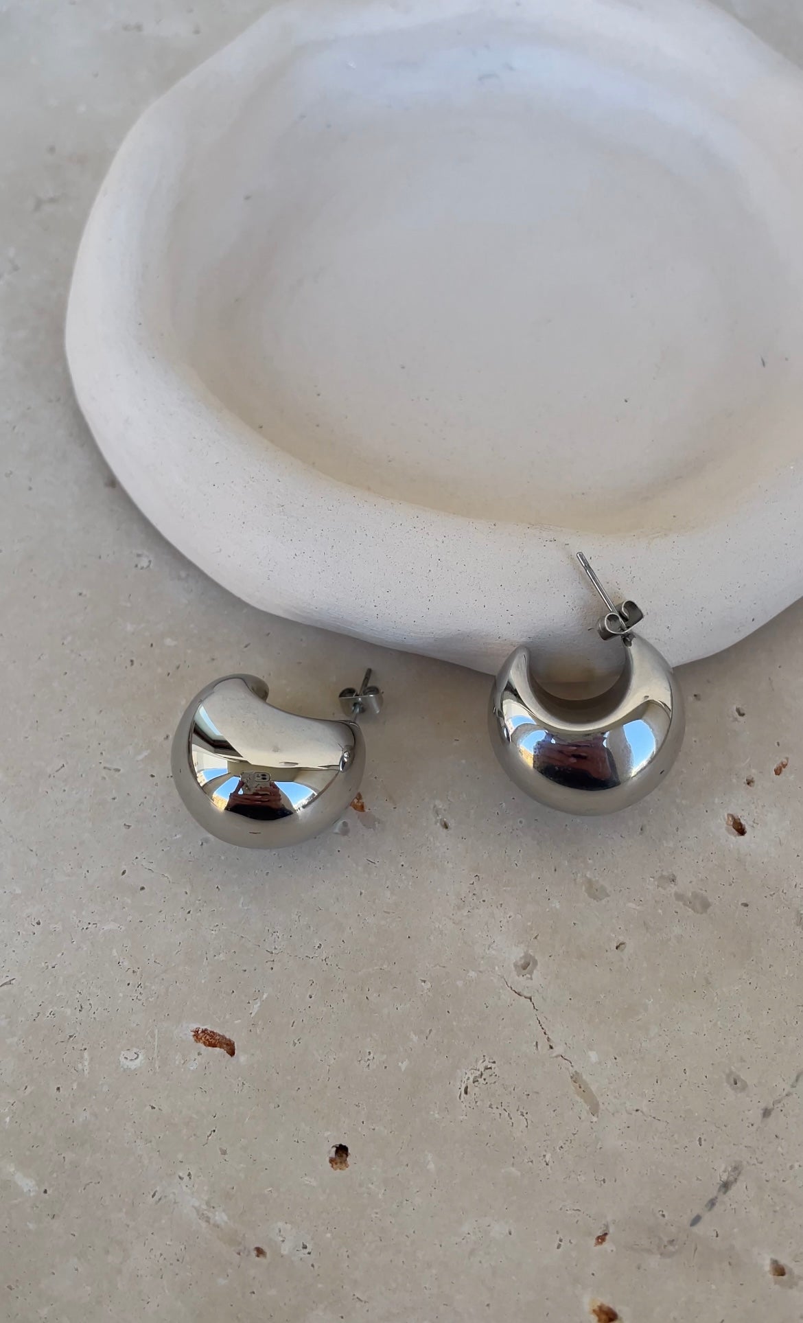 Chunky drop earrings