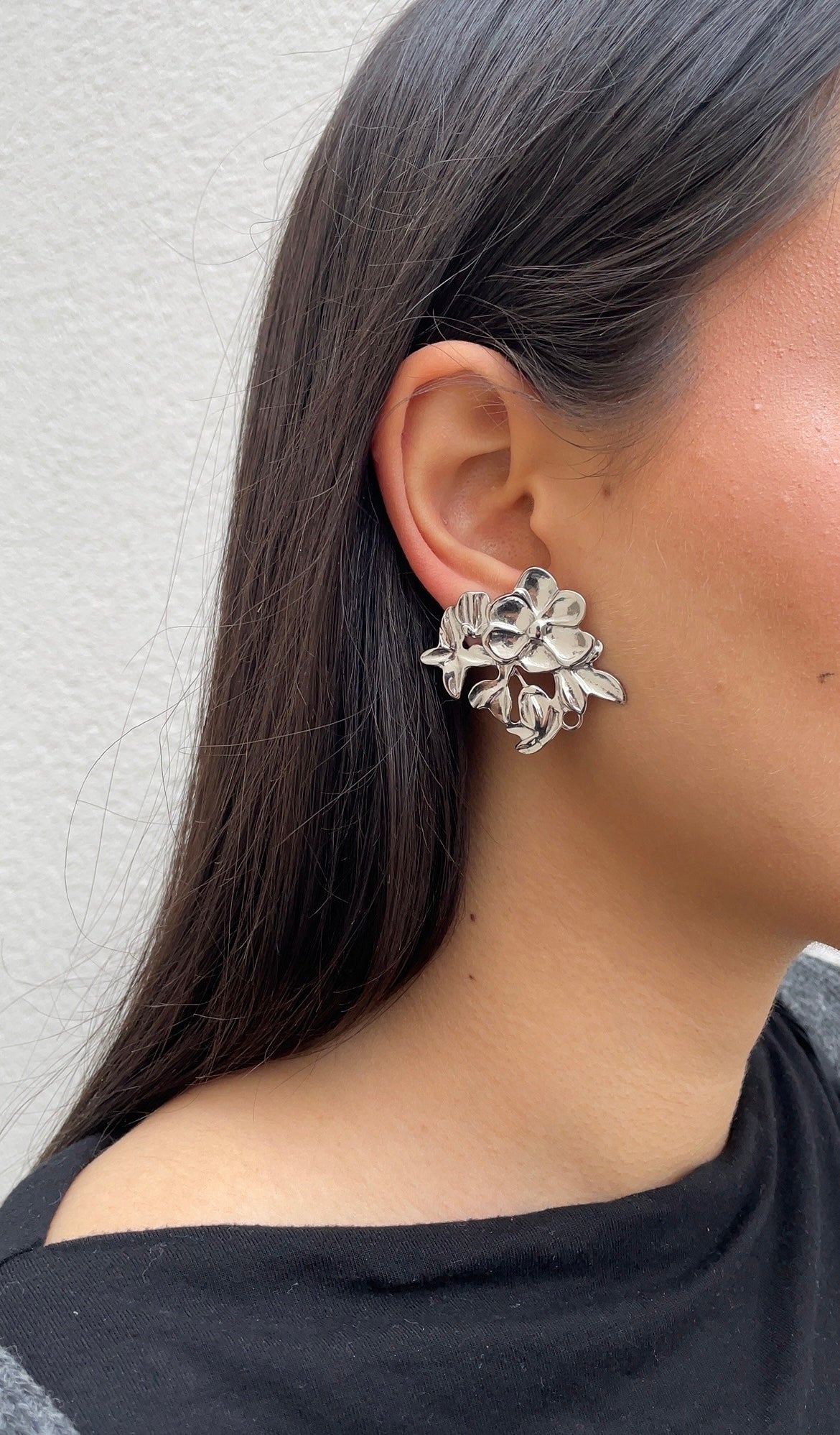 Multi flowers earrings
