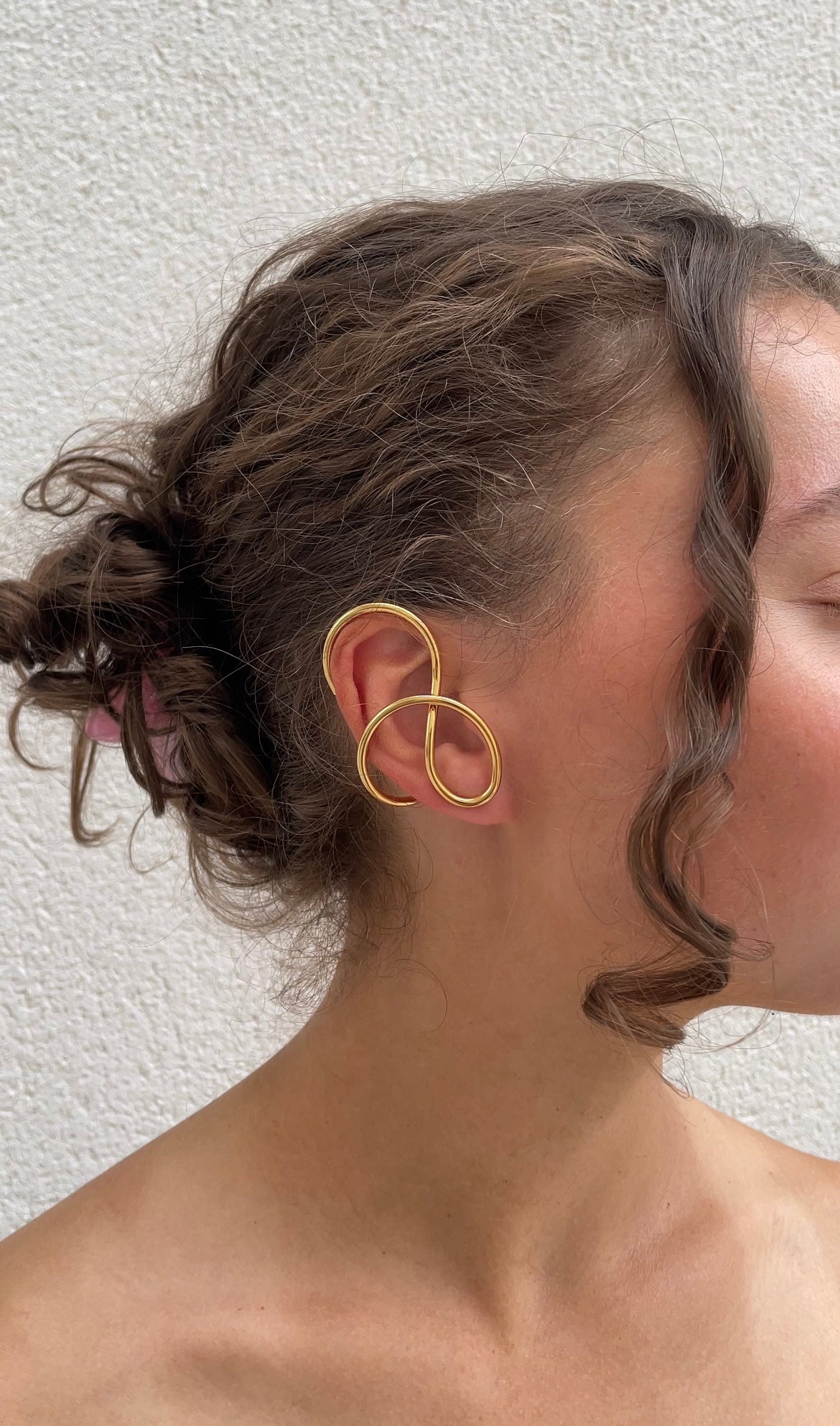 Wrapped ear cuff