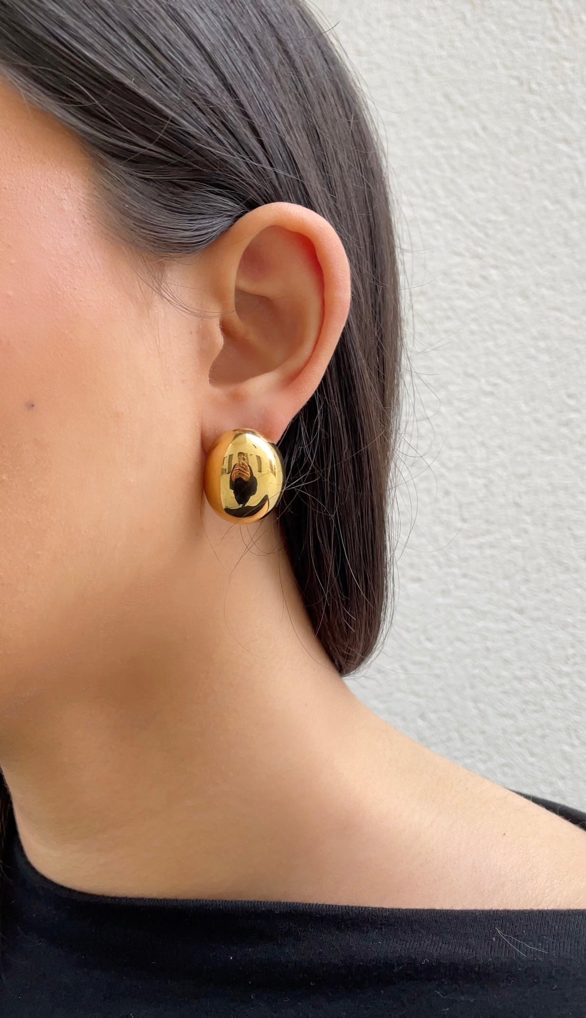 Dome earrings