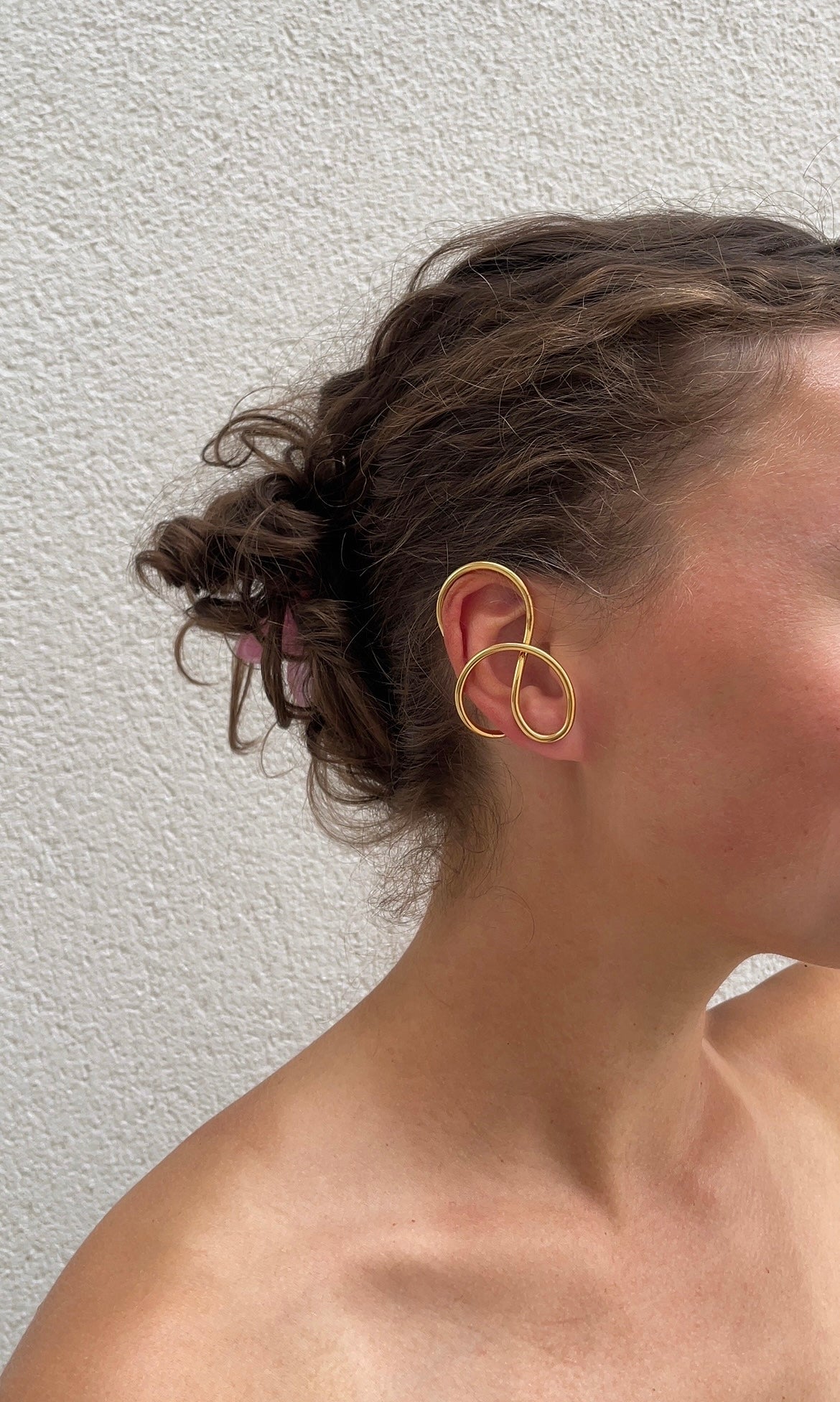 Wrapped ear cuff