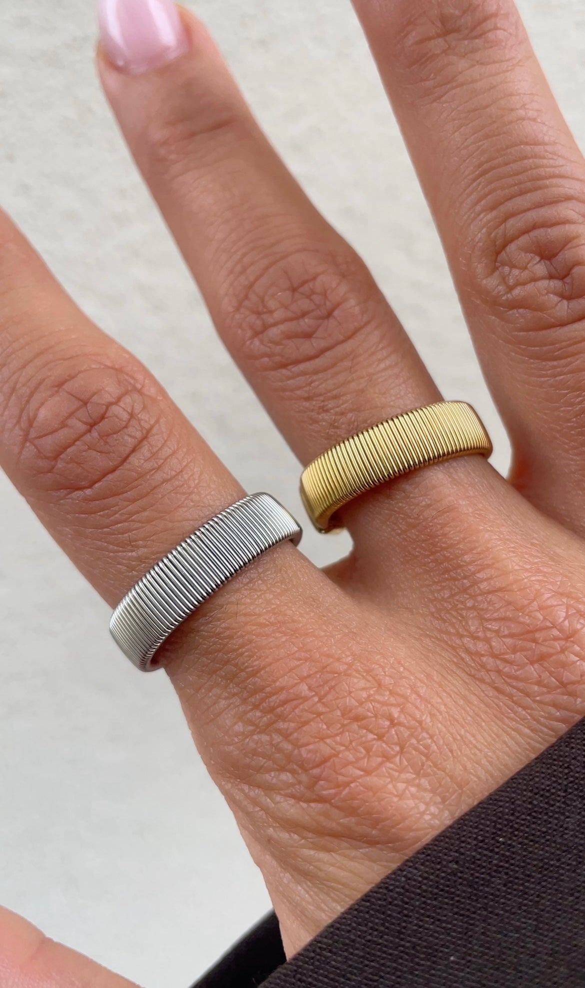 Stripped ring