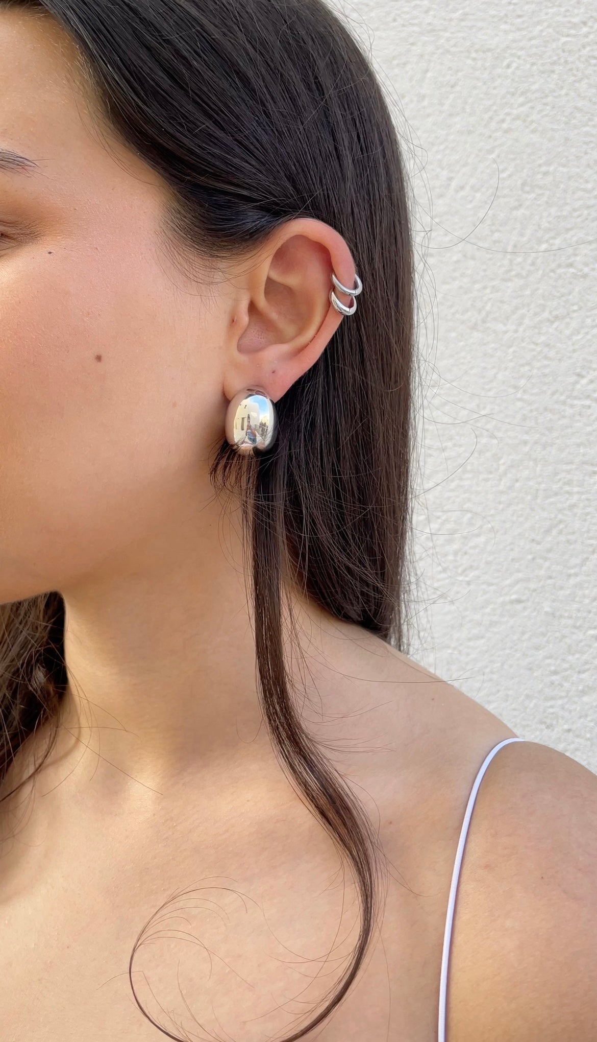 Chunky drop earrings