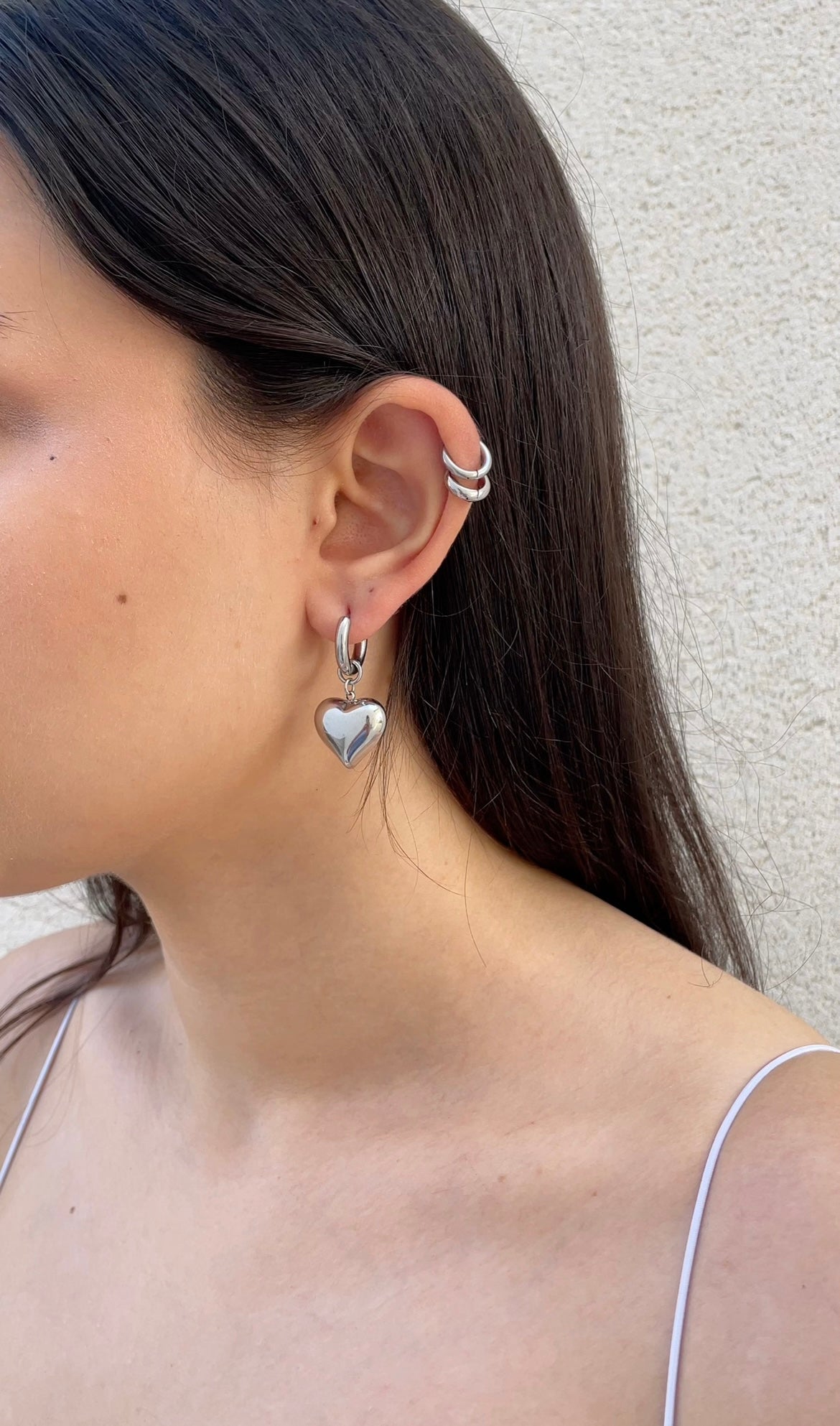Heart x Hoops earrings