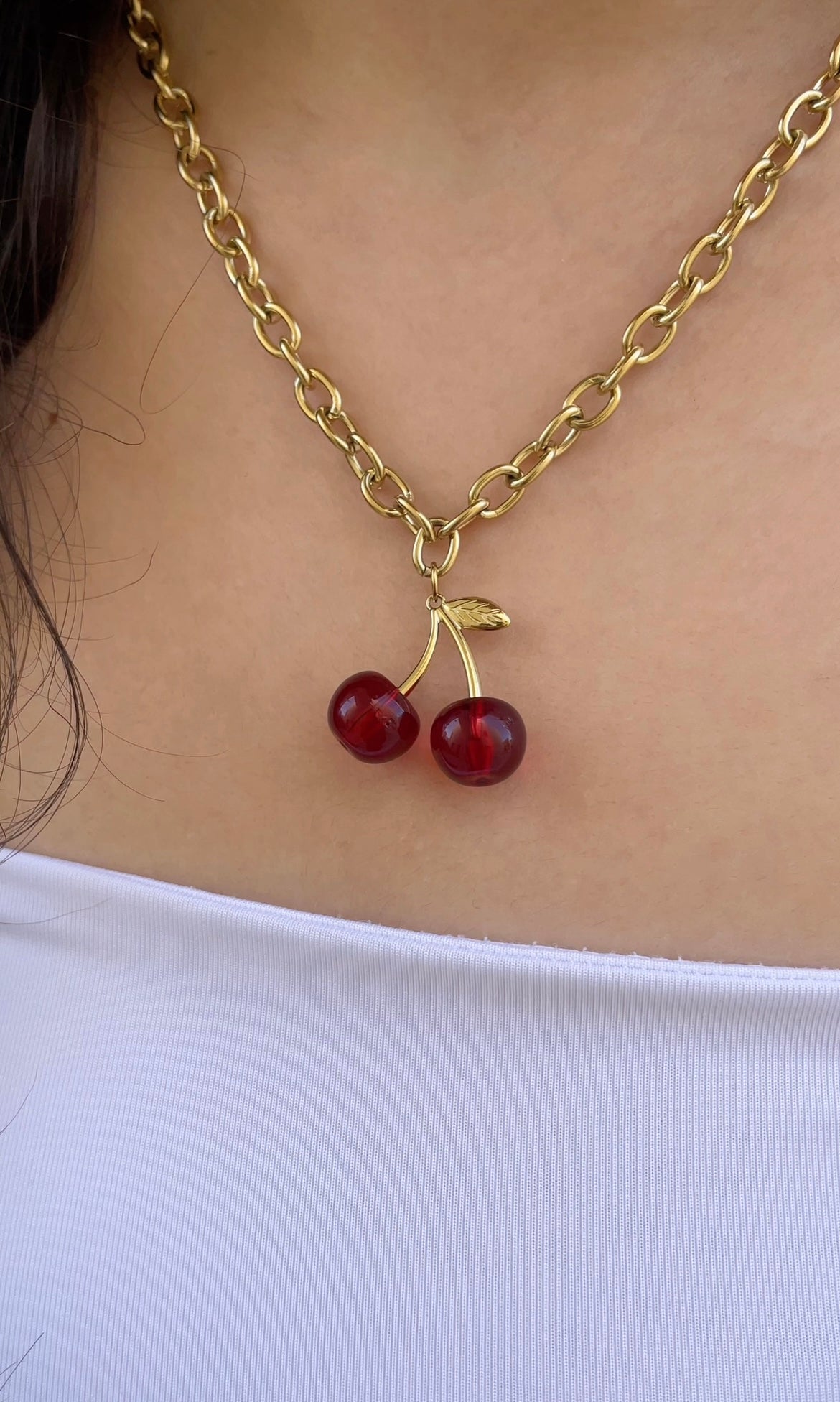 Cherry necklace
