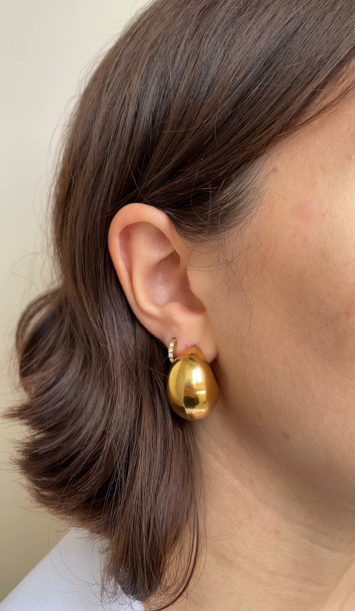 Chunky drop earrings