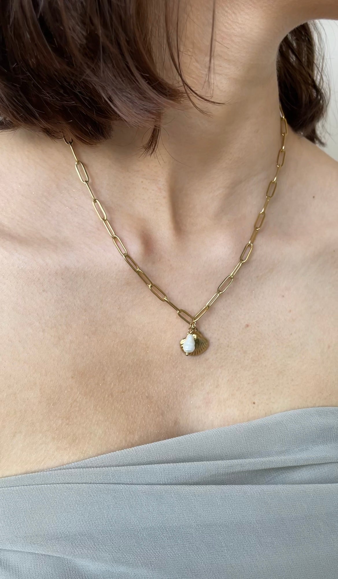 Seashell necklace