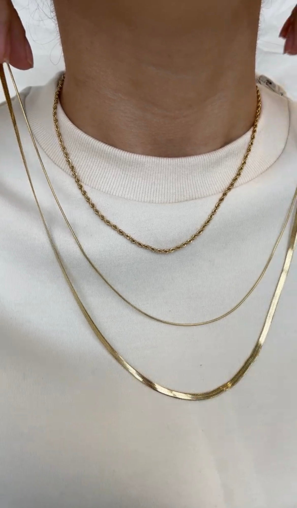 Thin Braided necklace