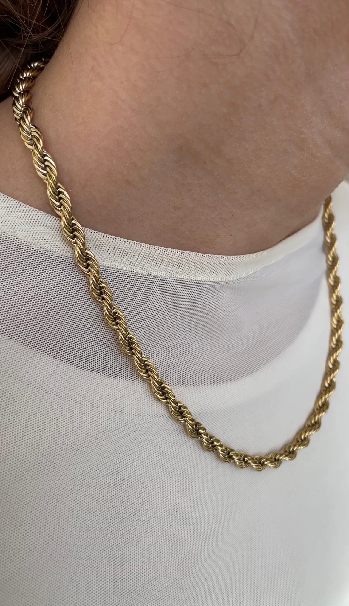 Braided necklace
