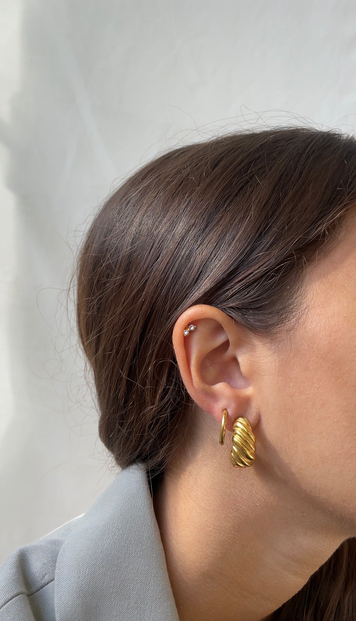 Croissant earrings