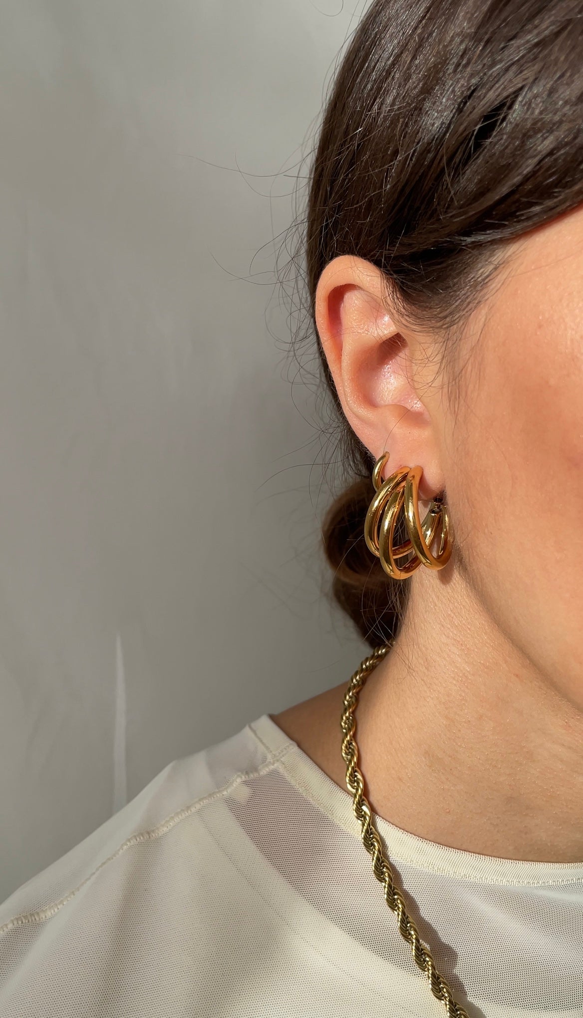 Bold Illusion earrings