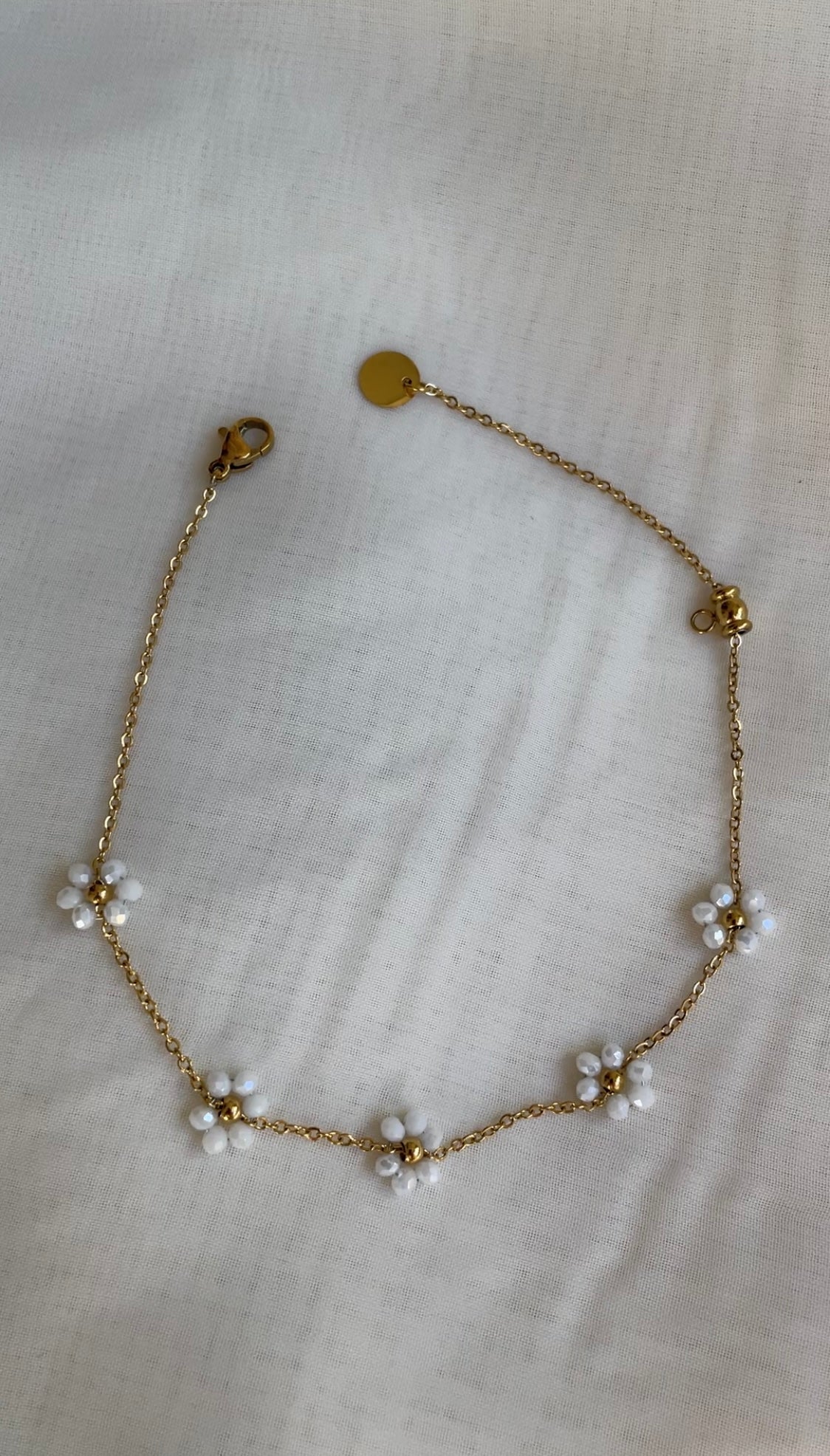 Flower anklet