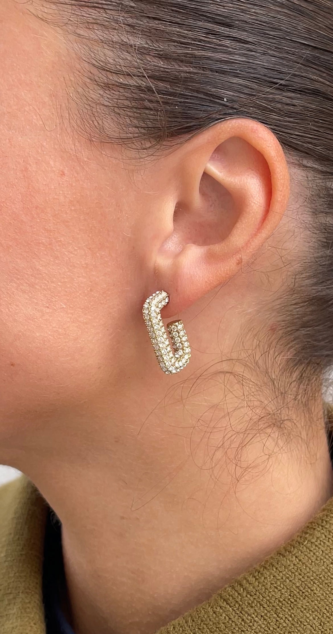 Gems cubic earrings