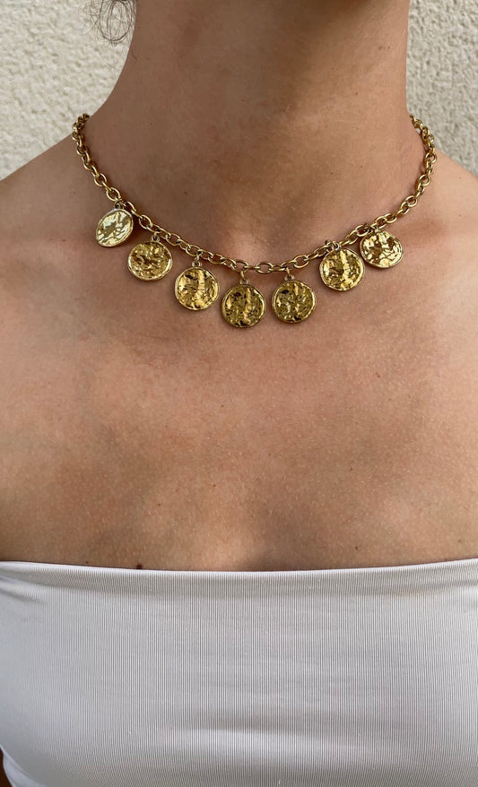 Multi charm necklace