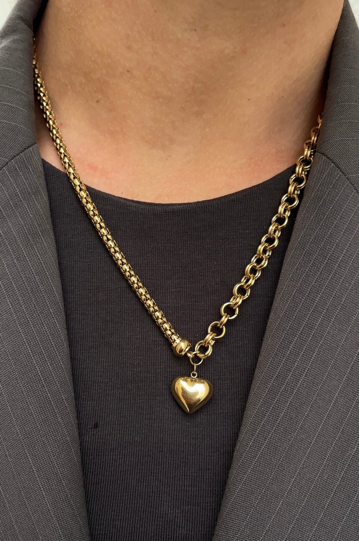 Duo chain necklace