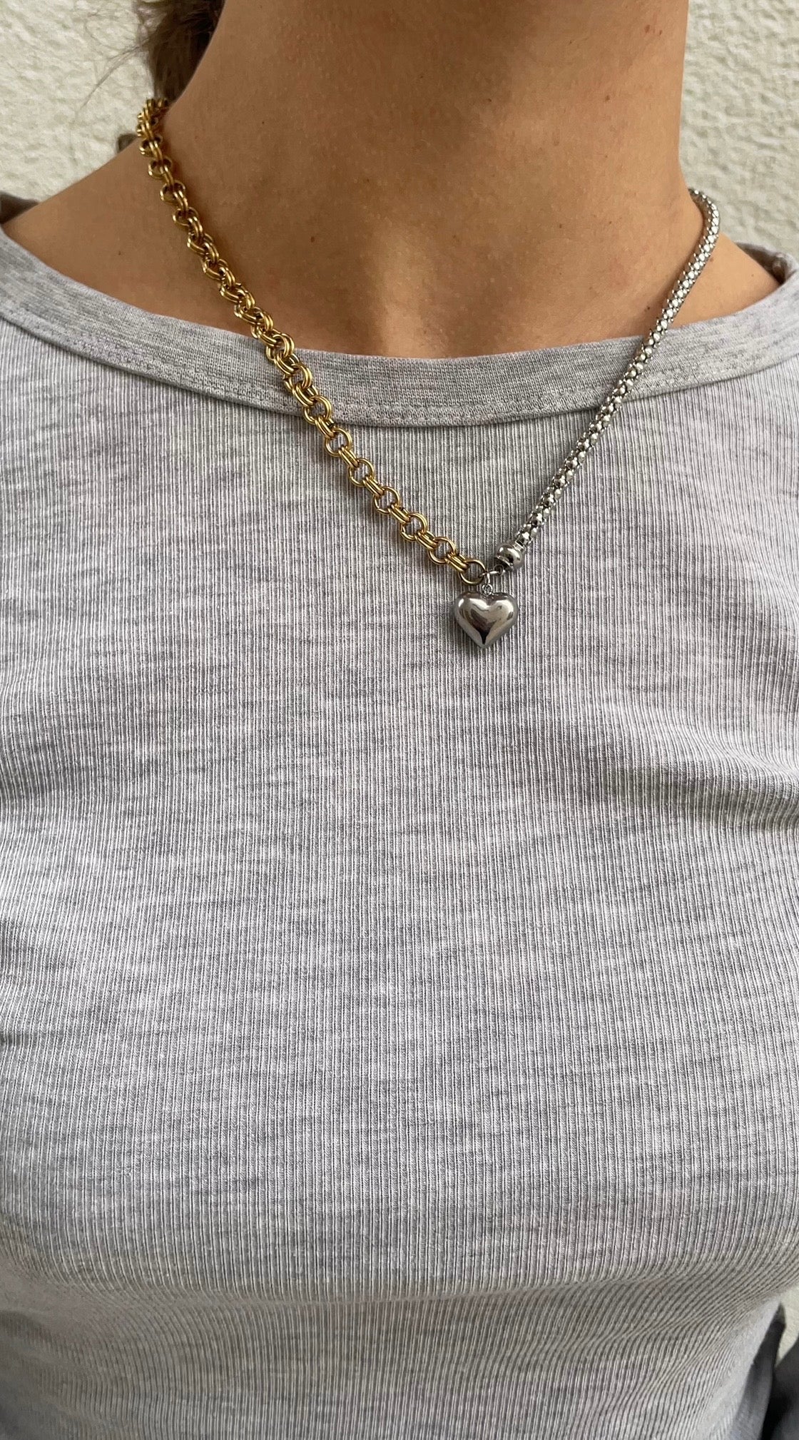 Duo chain necklace