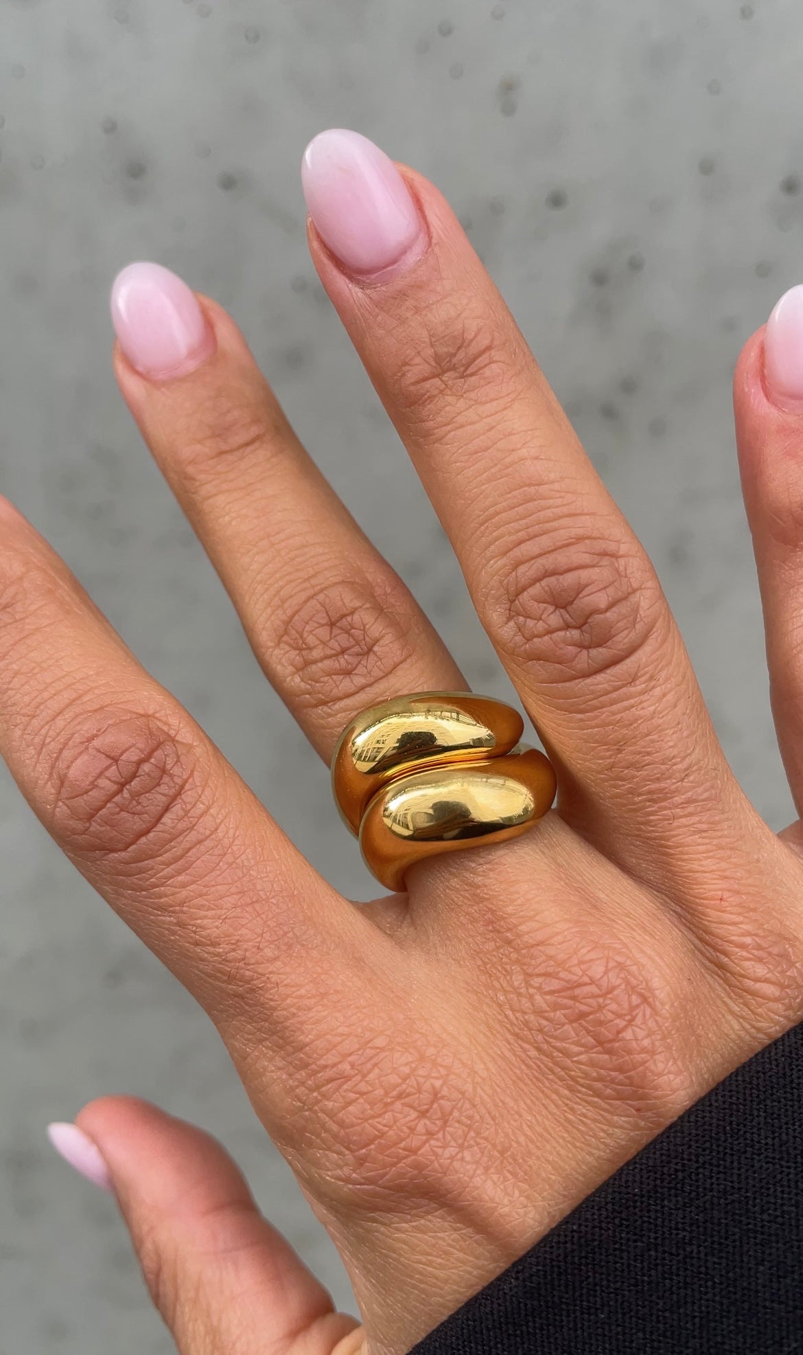 Duo Wave ring