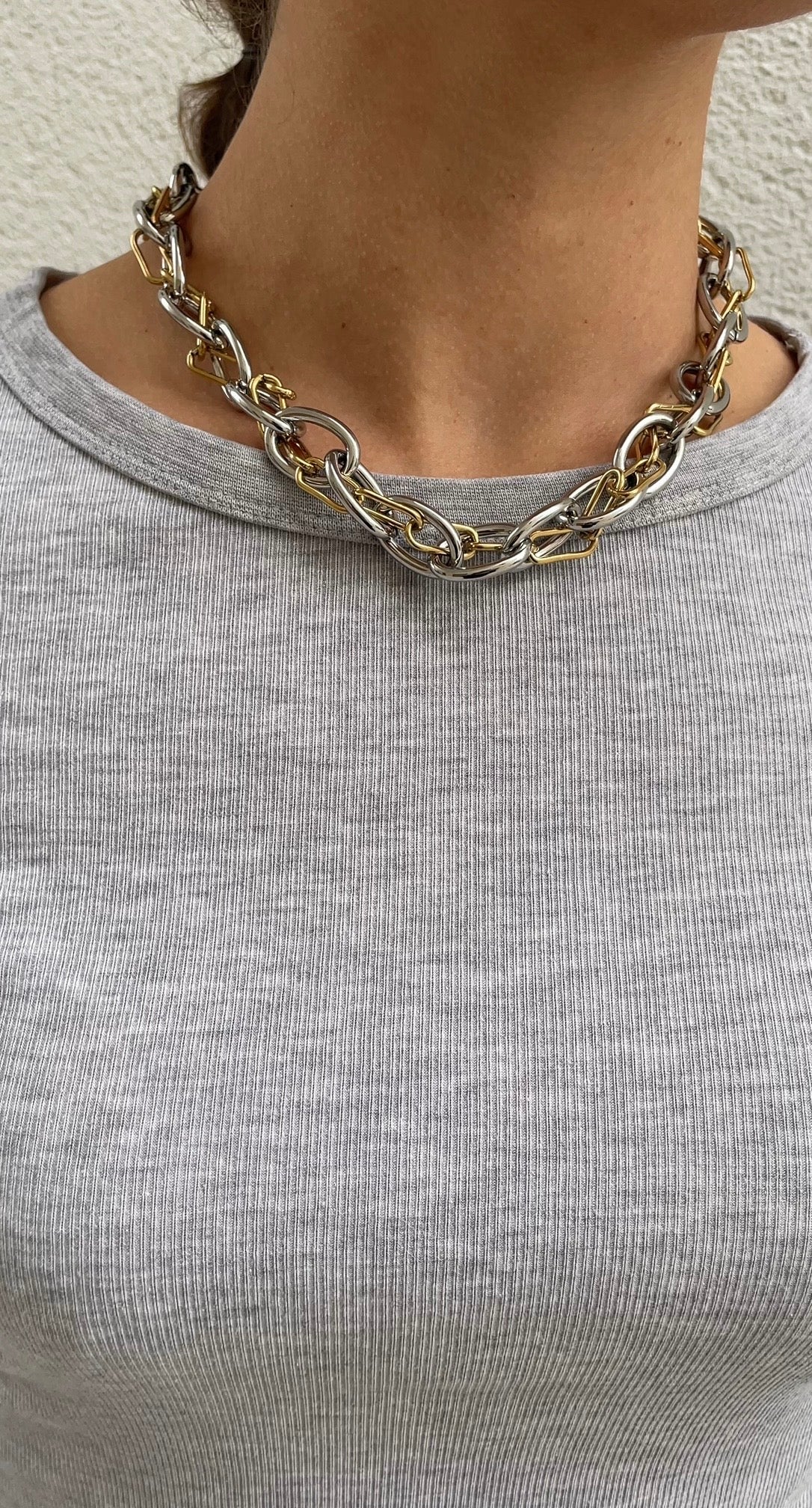 Huge couture necklace