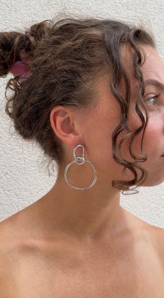 Double knot earrings
