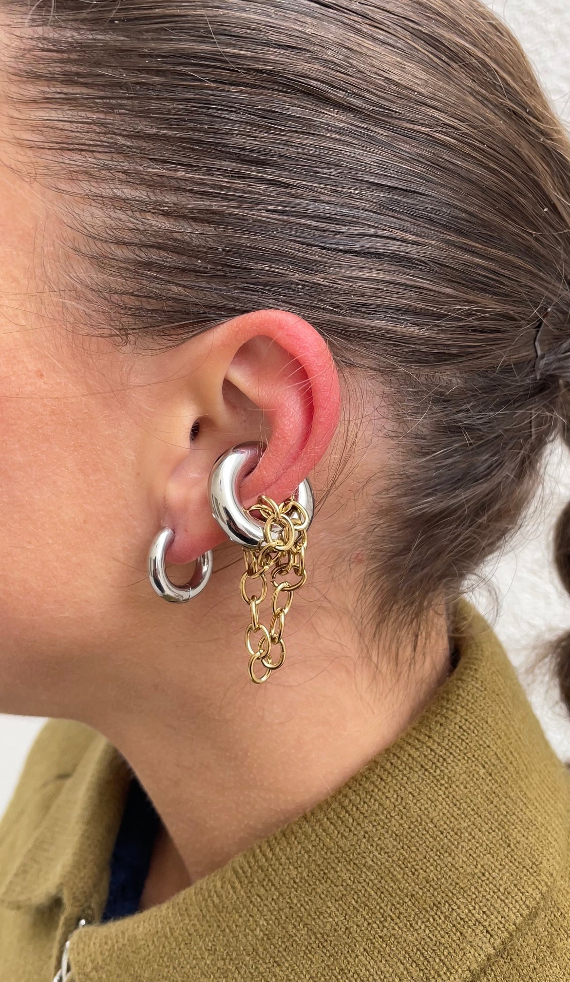Huge couture ear cuff