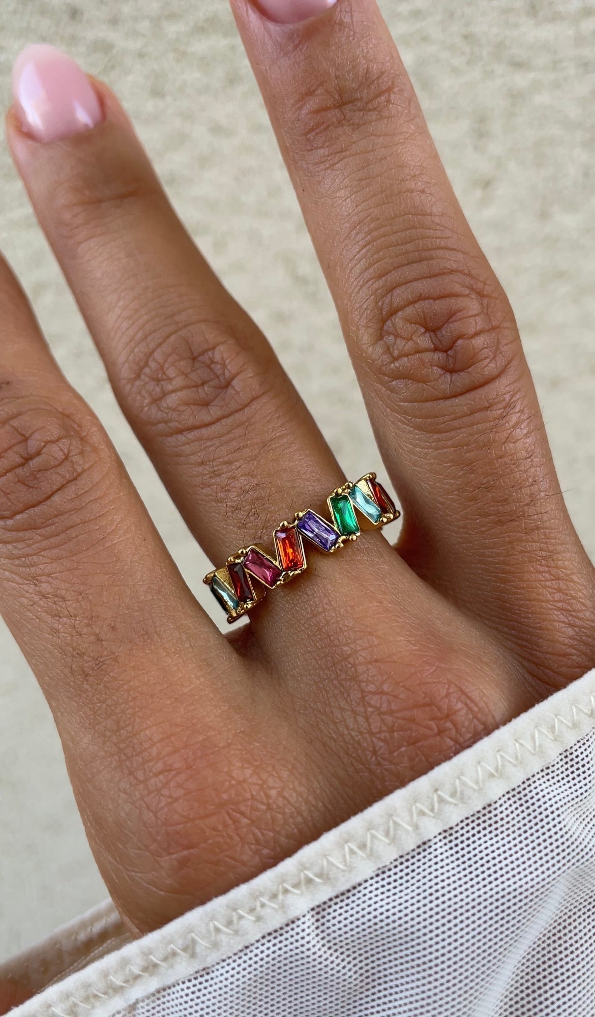 Baguette ring