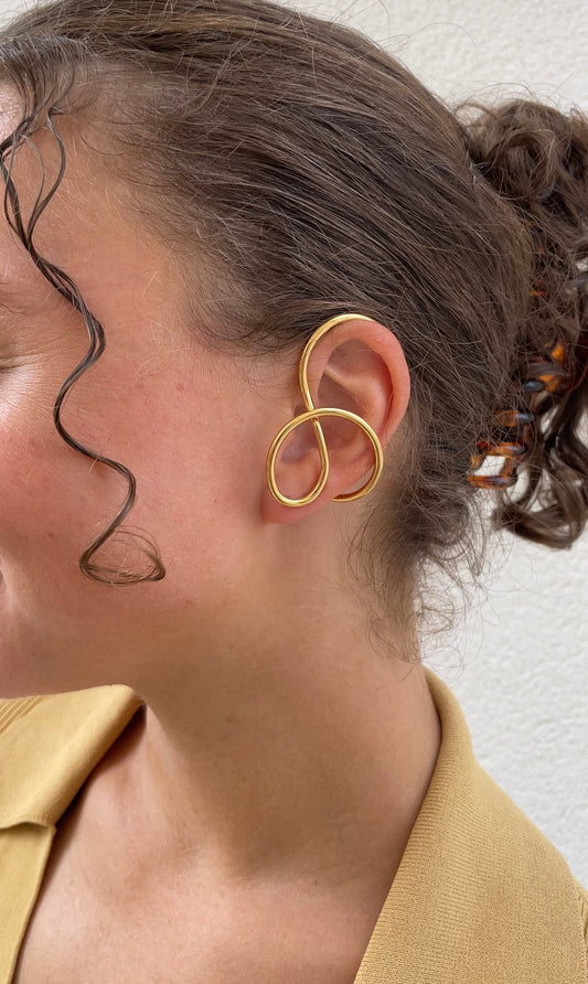 Wrapped ear cuff