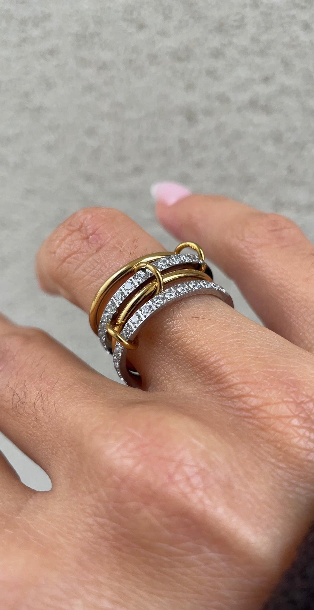 Double couture ring