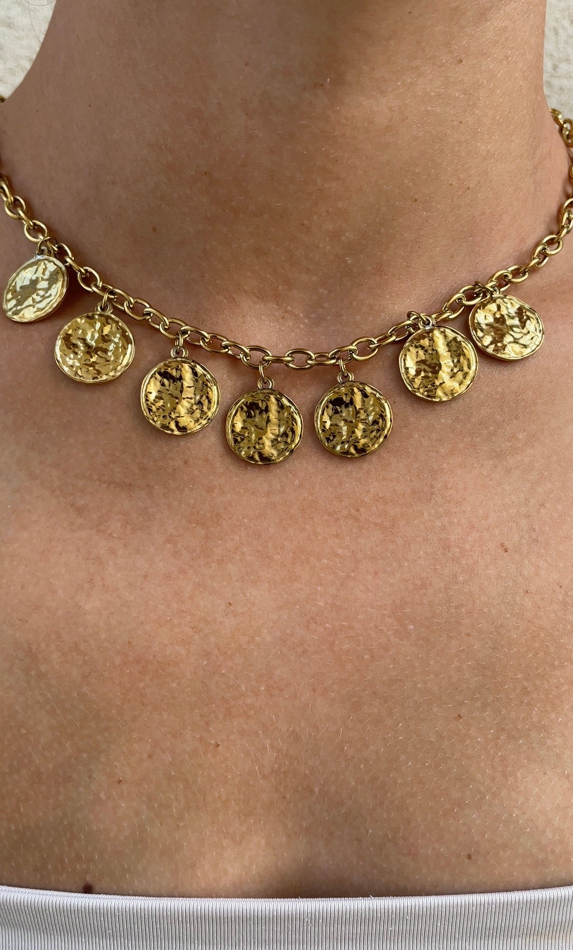 Multi charm necklace