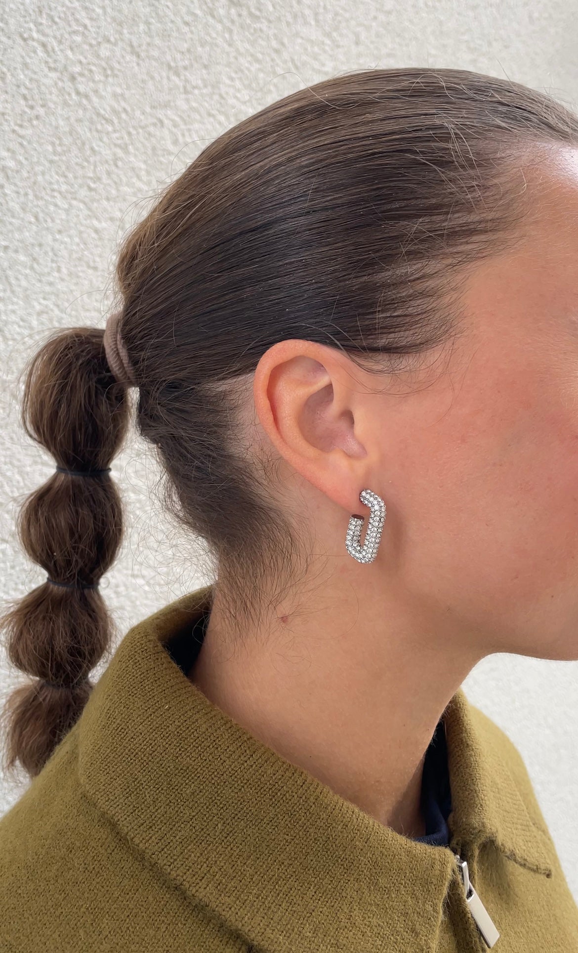 Gems cubic earrings