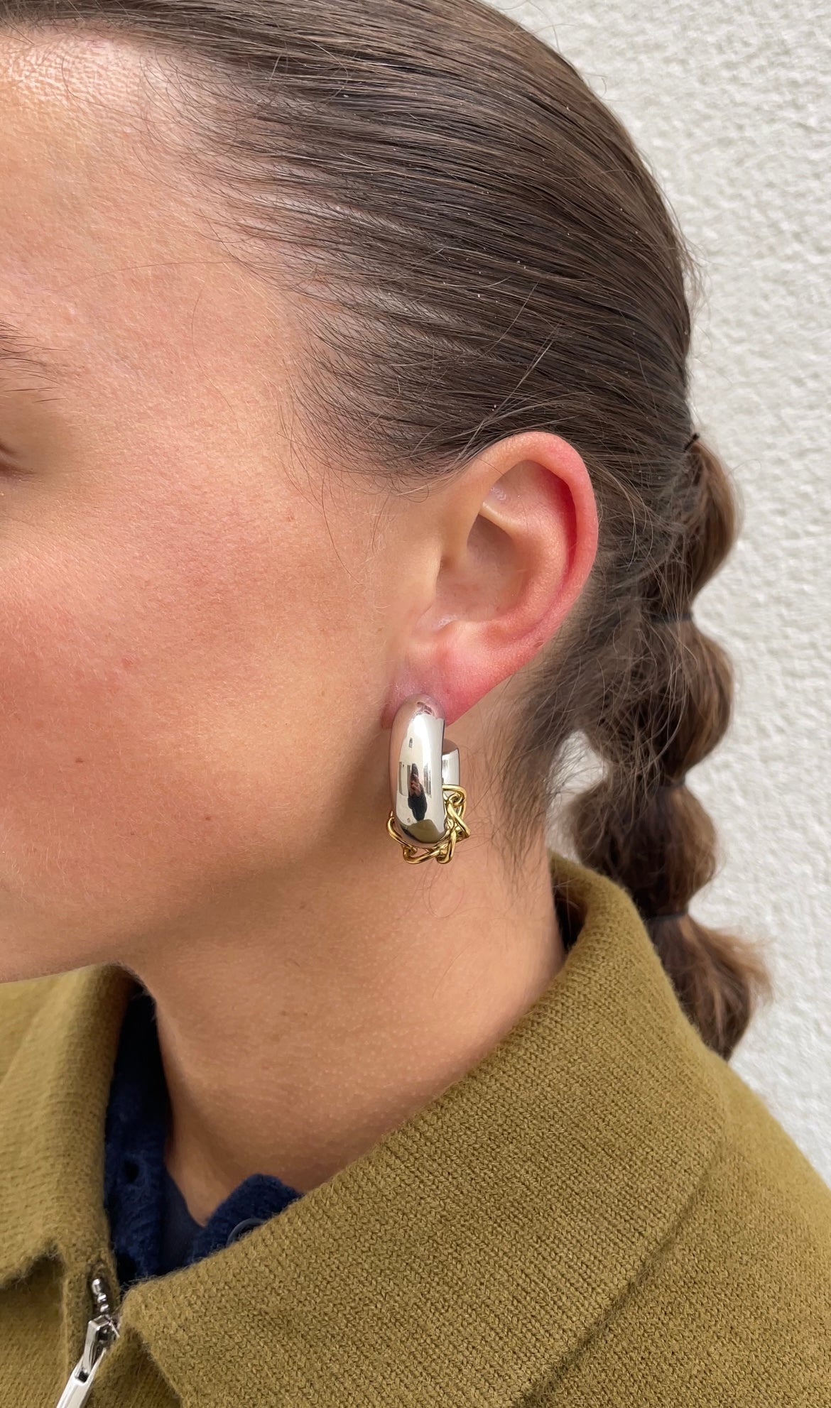 Huge couture hoops