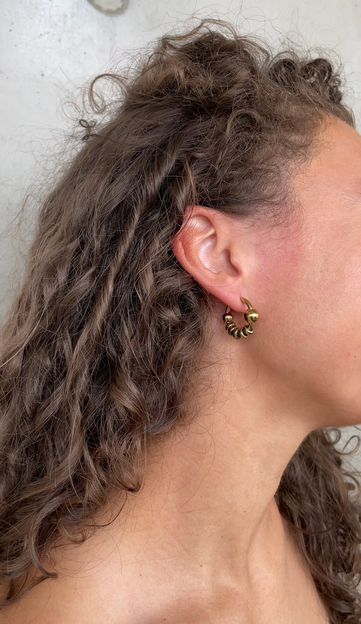 Small Anémone earrings
