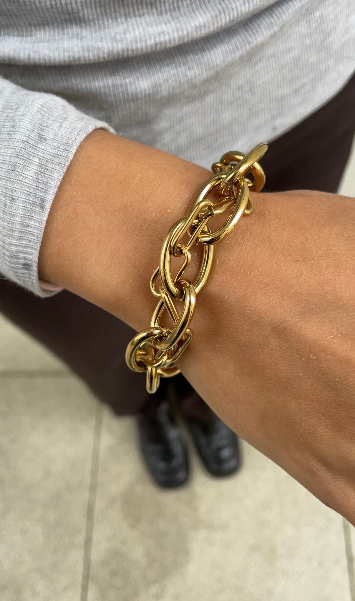 Huge couture bracelet