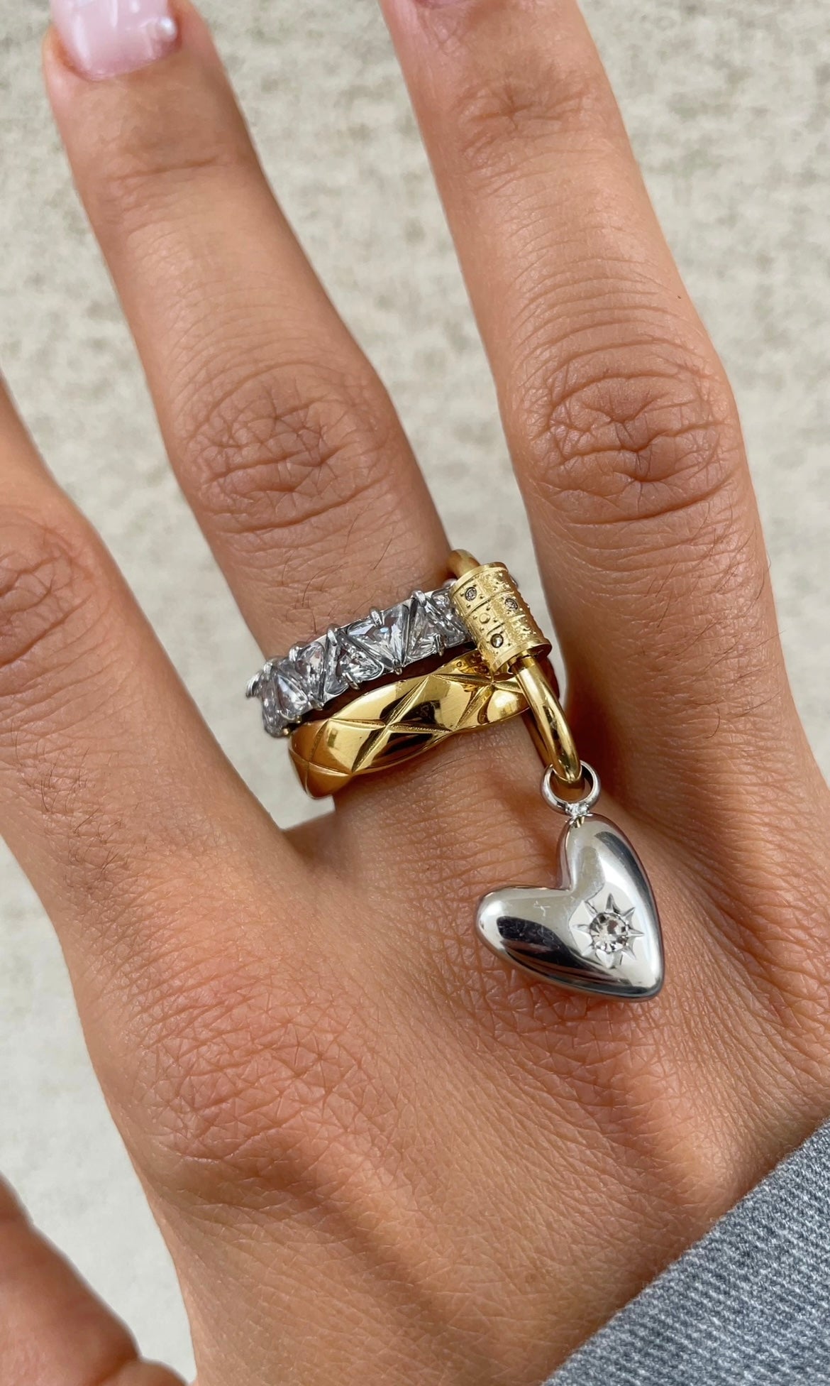 Heart couture ring