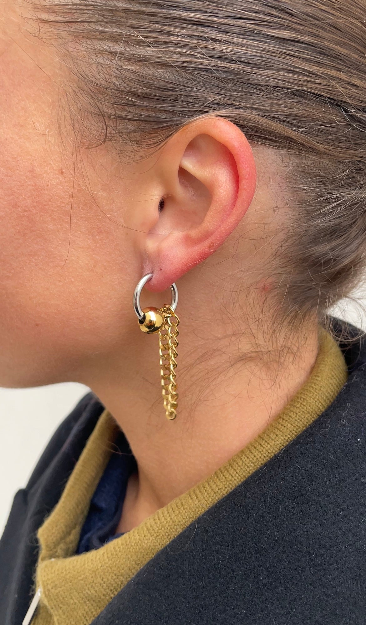 Bold grunge earrings