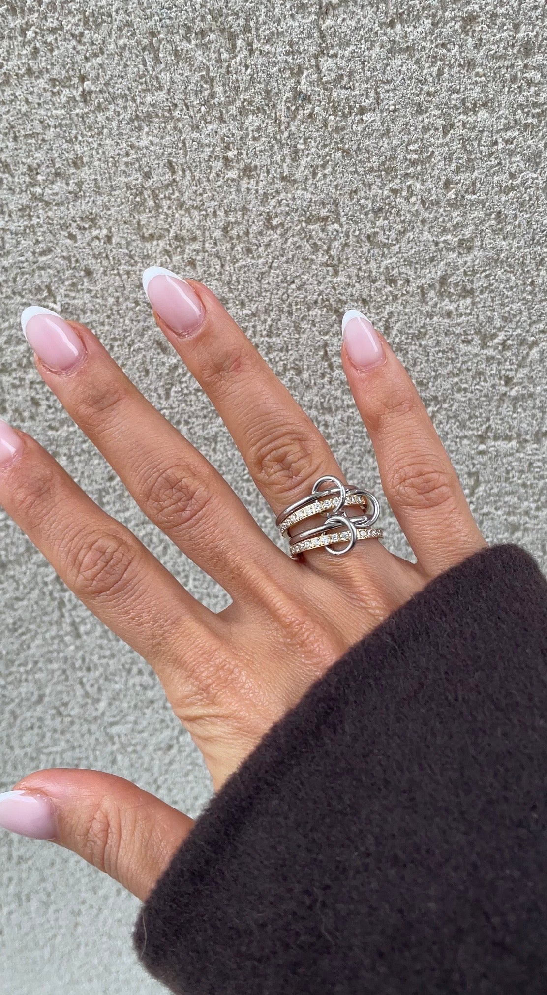 Double couture ring