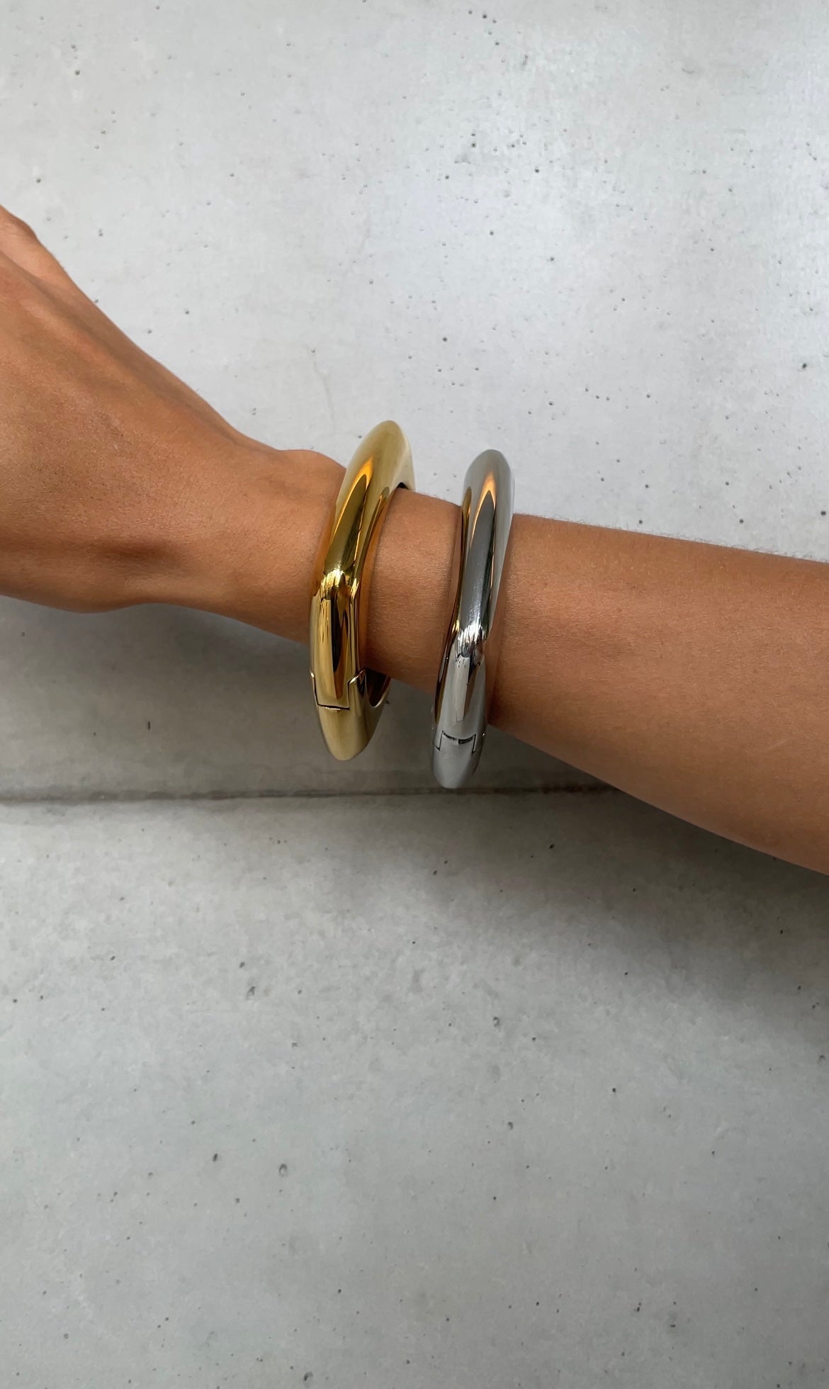 Squared bangle