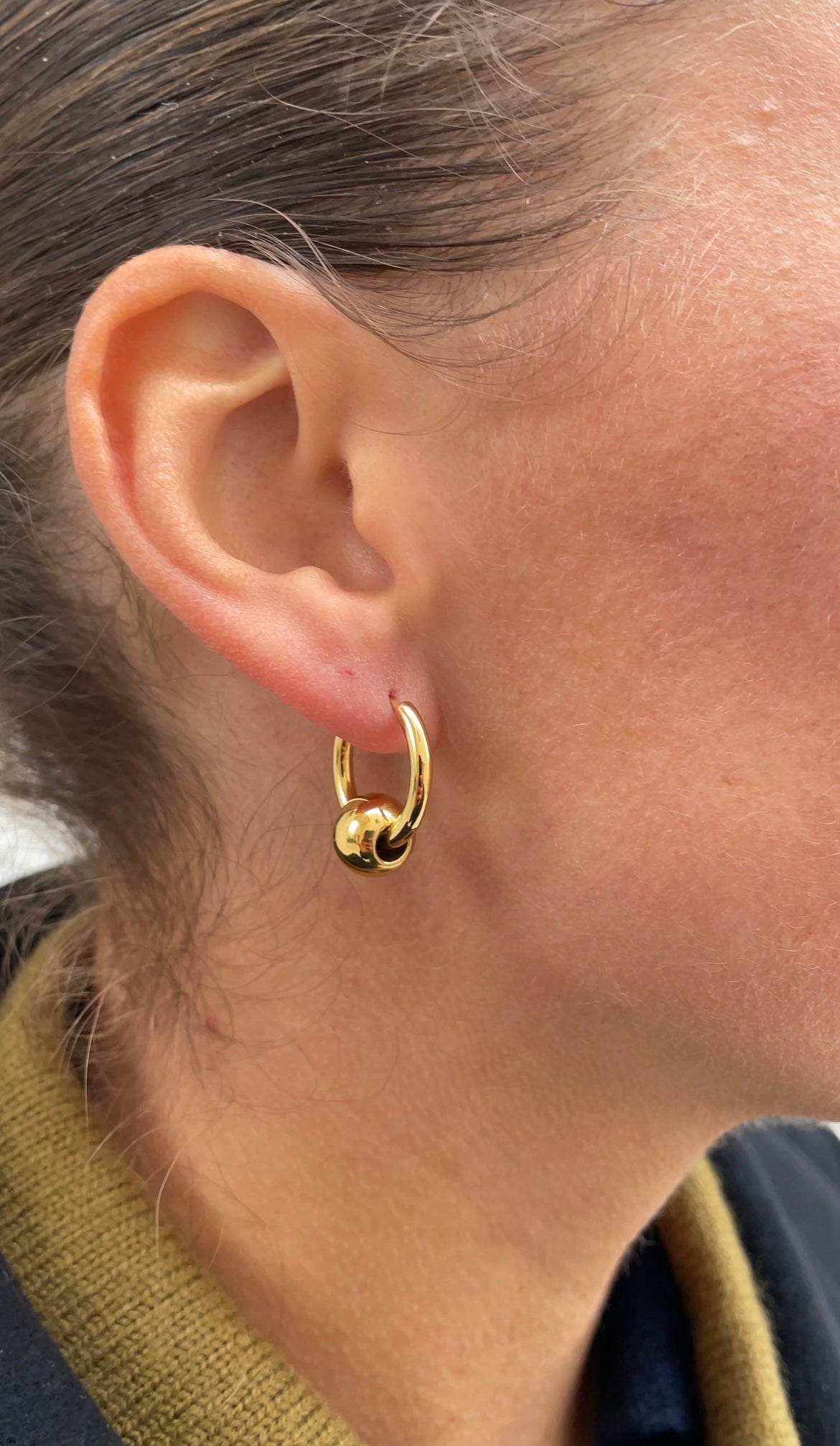 Bold grunge earrings