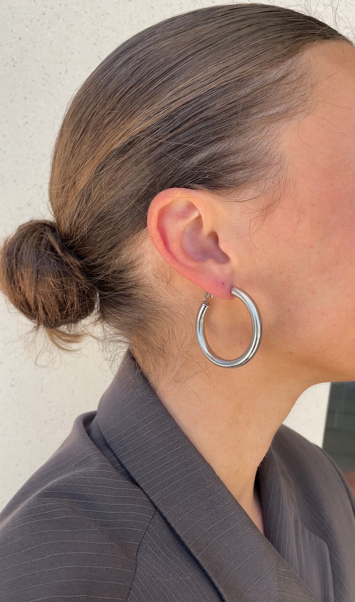 Striped Hailey hoops